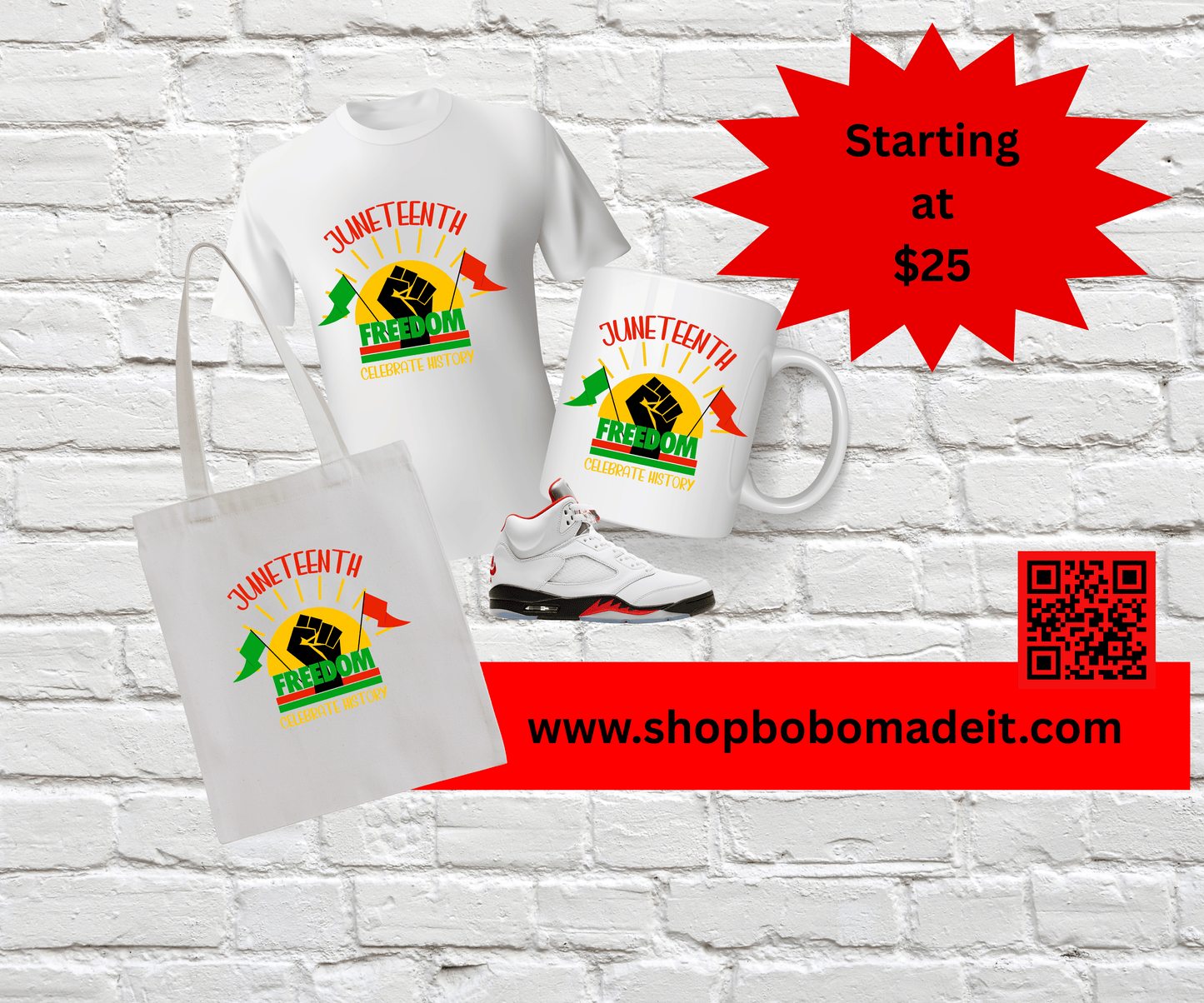 Juneteenth “FREEDOM” T-Shirt – Celebrate Black History Boldly