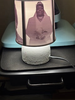 Custom 3D Photo Lithophane Lamp Shade | Personalized LED Light Gift