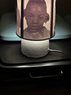 Custom 3D Photo Lithophane Lamp Shade | Personalized LED Light Gift